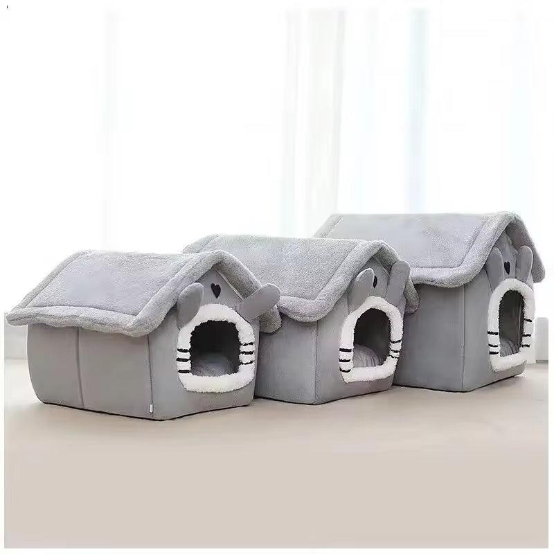 Indoor Warm Dog House ā Soft Pet Bed Tent for Small & Medium Dogs