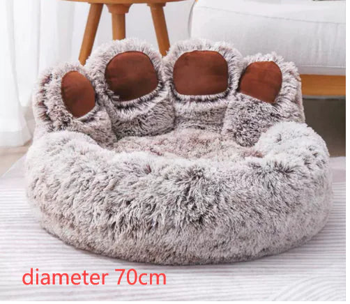 Long Plush Cat Bed โ Super Soft & Cozy Comfort for Cats ๐ค