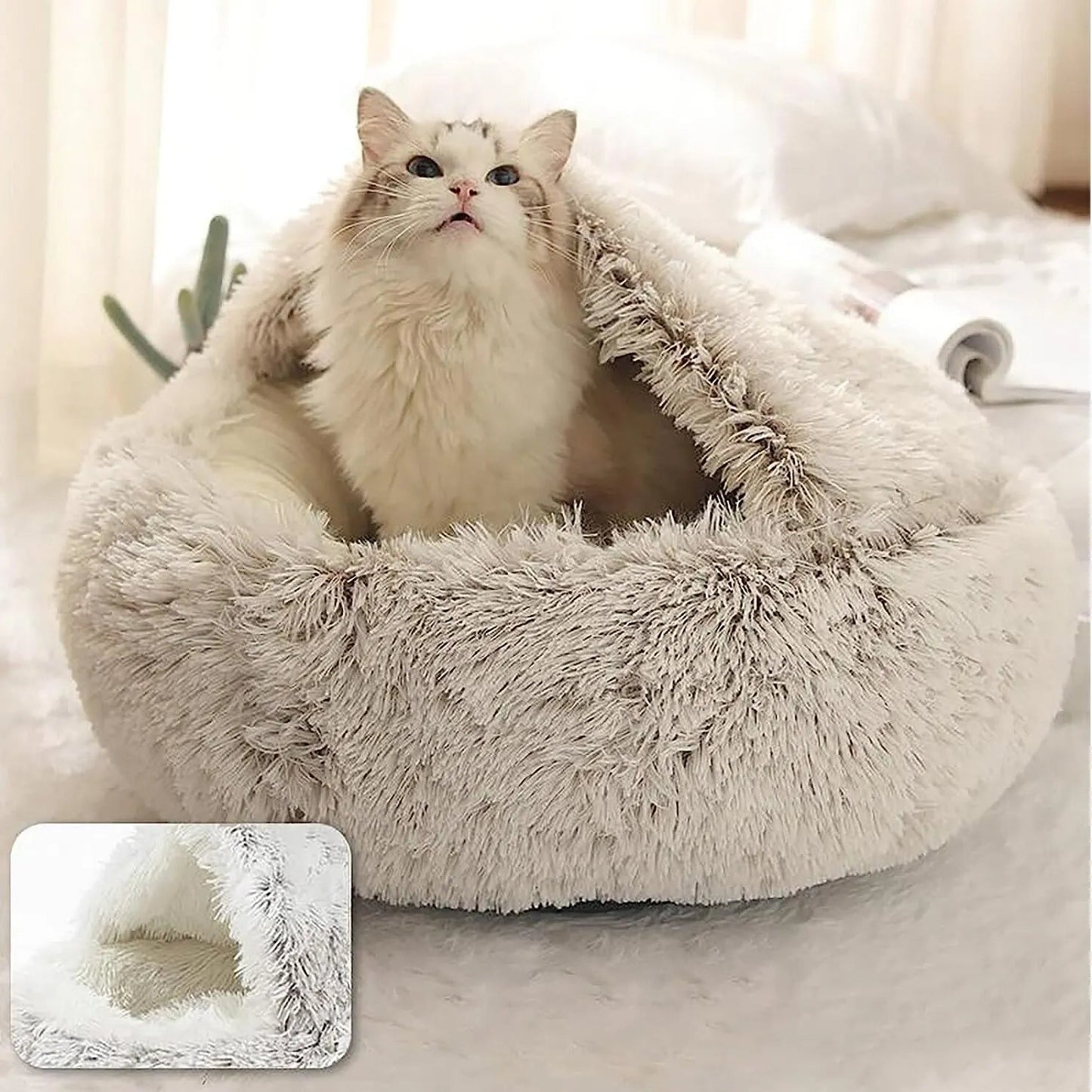 π Soft Plush Pet Bed β Cozy & Comfortable Sleep for Pets πΎ