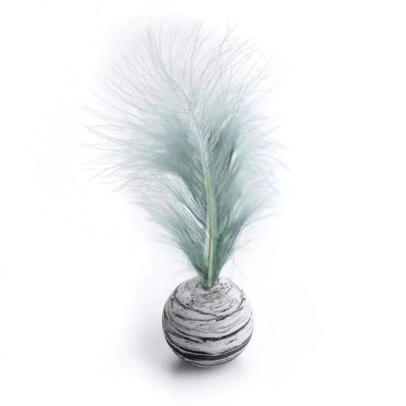 Cat Toy Feather Ball – Fun, Interactive & Irresistible Playtime! 🪶🐾