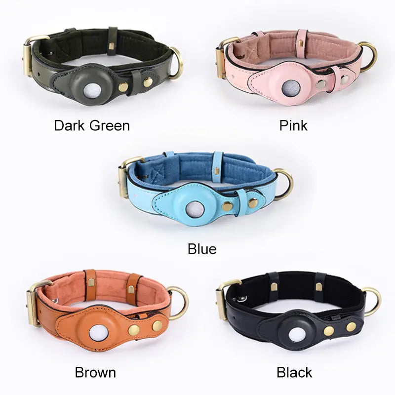 Premium Leather Anti-Lost Dog Collar โ Style, Comfort & Safety Combined ๐โจ