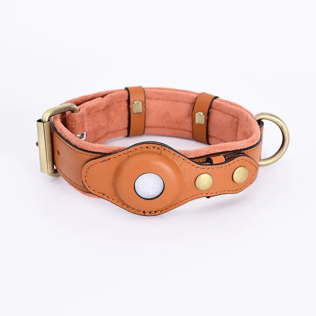 Premium Leather Anti-Lost Dog Collar โ Style, Comfort & Safety Combined ๐โจ
