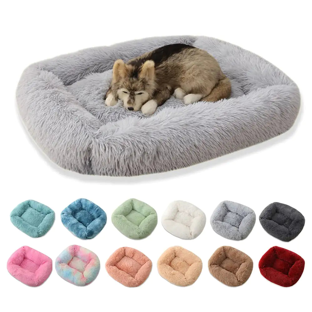 Plush Pet Bed – Ultra Soft, Non-Slip & Easy to Clean 🐾