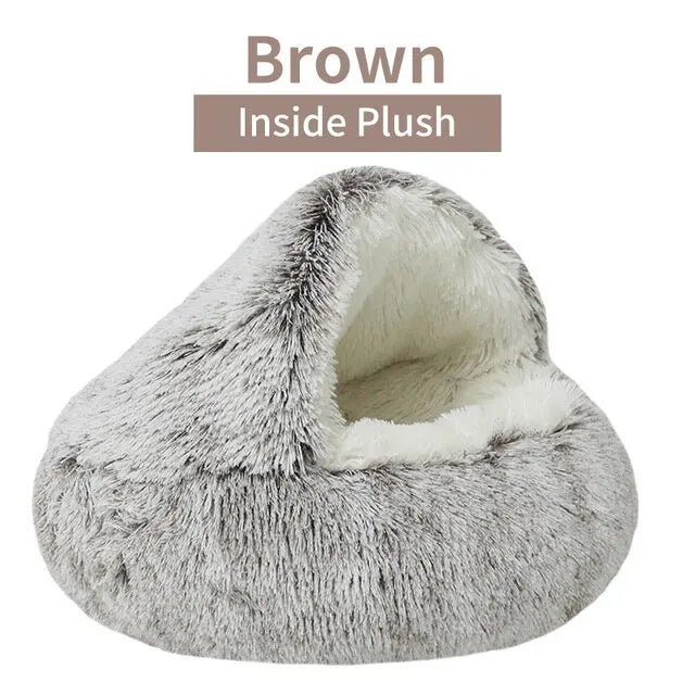 👉 Soft Plush Pet Bed – Cozy & Comfortable Sleep for Pets 🐾