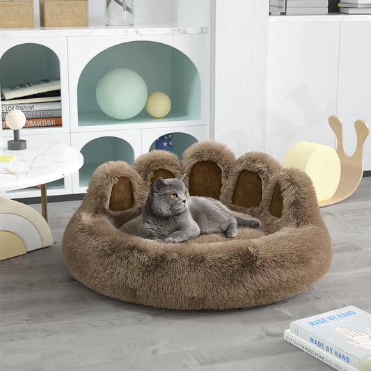Long Plush Cat Bed – Super Soft & Cozy Comfort for Cats 💤