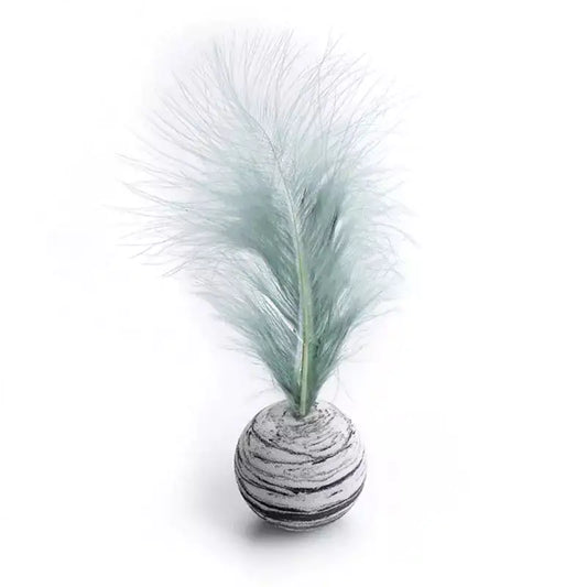 Cat Toy Feather Ball – Fun, Interactive & Irresistible Playtime! 🪶🐾