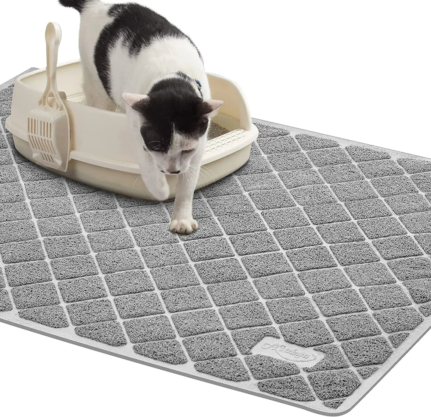 Premium Non-Slip Cat Litter Mat 🐾